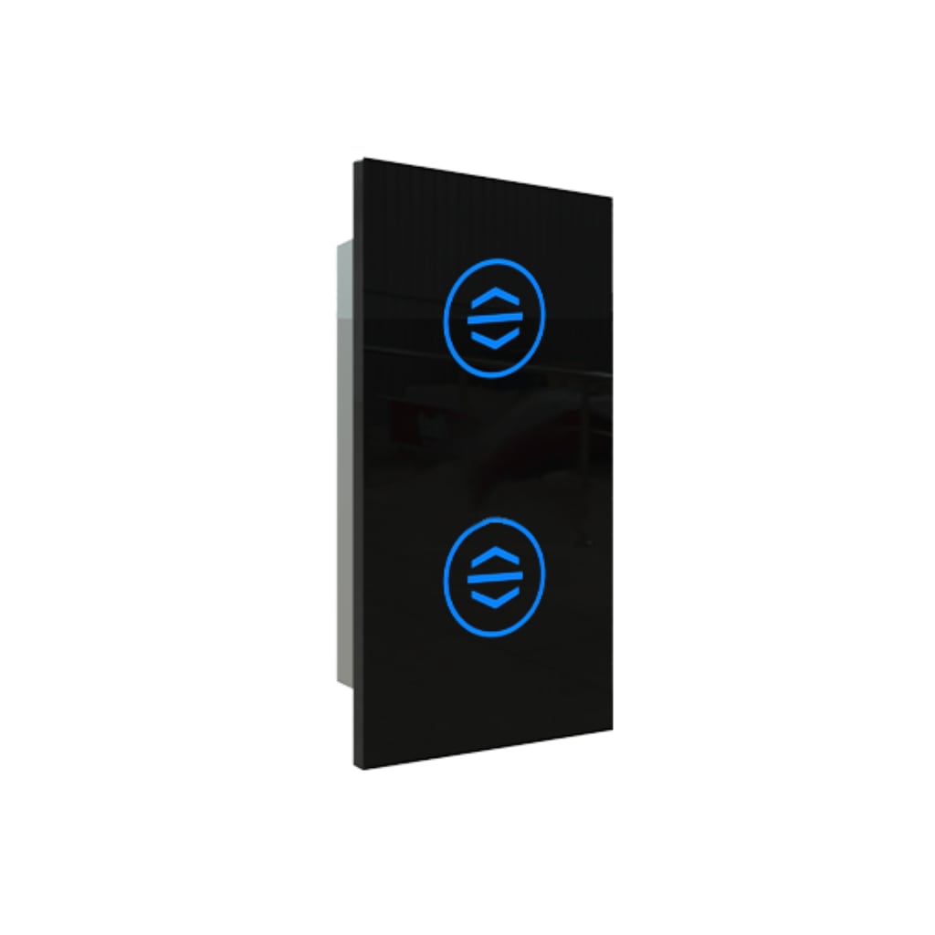 Dokunmatik Cam(Dijitalsiz- Çift Buton - Siyah)